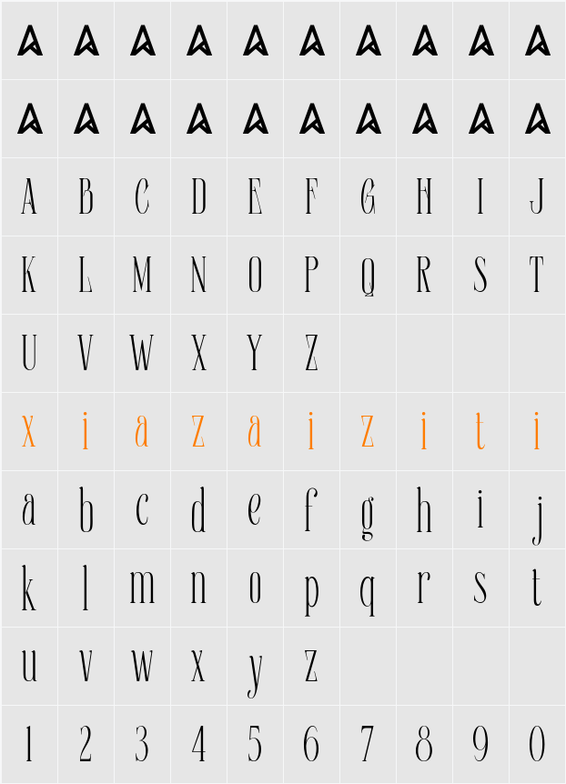 Euromunche 字符映射表