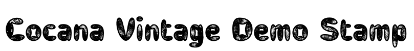 Cocana Vintage Demo Stamp