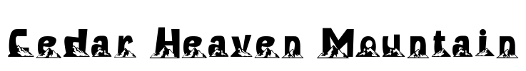 Cedar Heaven Mountain