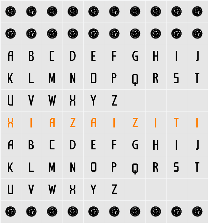 CF Pivouter Demo 字符映射表