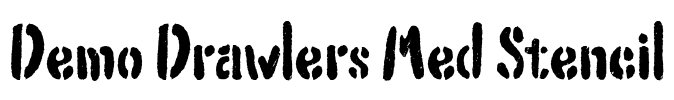 Demo Drawlers Med Stencil