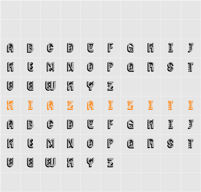 Byzan 字符映射表