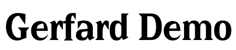Gerfard Demo