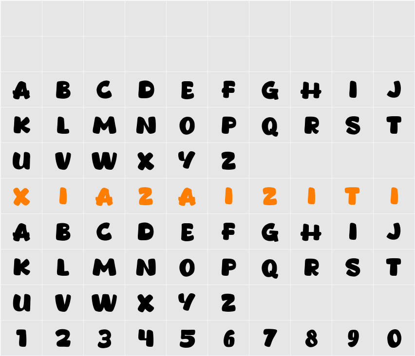 Cakeroll 字符映射表