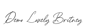 Demo Lovely Britney