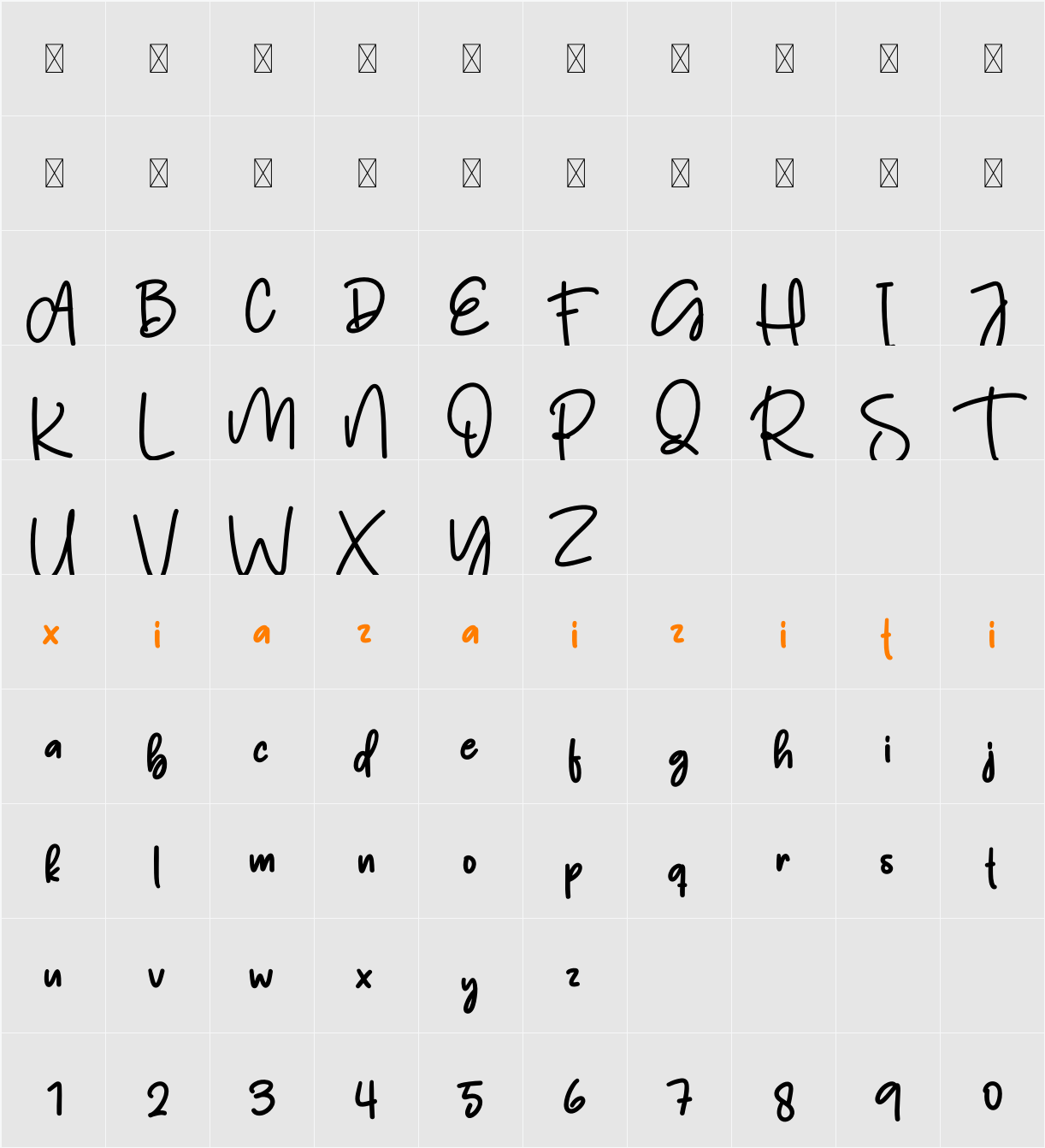 Champion 字符映射表