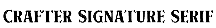 Crafter Signature Serif