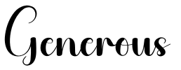 Generous