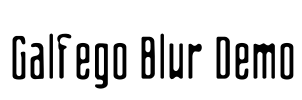 Galfego Blur Demo