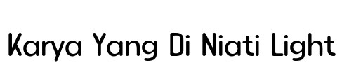 Karya Yang Di Niati Light