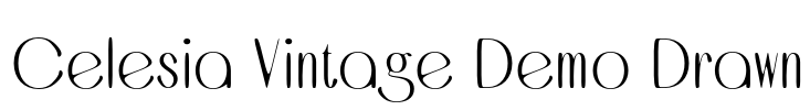 Celesia Vintage Demo Drawn