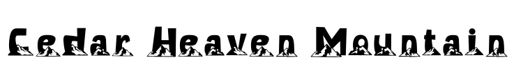 Cedar Heaven Mountain