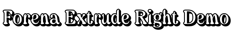 Forena Extrude Right Demo