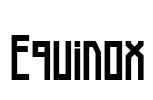 Equinox 字体预览图
