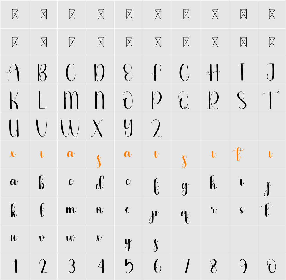 Forward 字符映射表