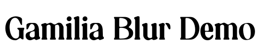 Gamilia Blur Demo