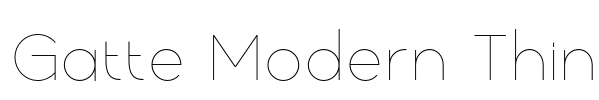 Gatte Modern Thin
