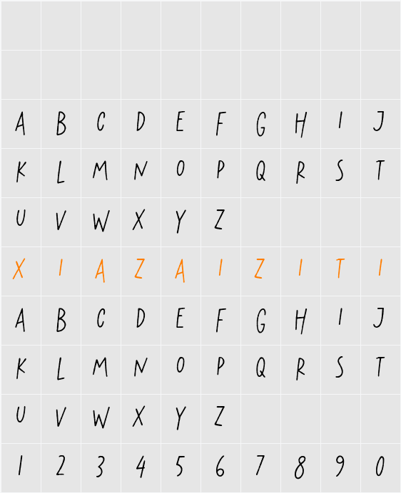 English Speakers 字符映射表