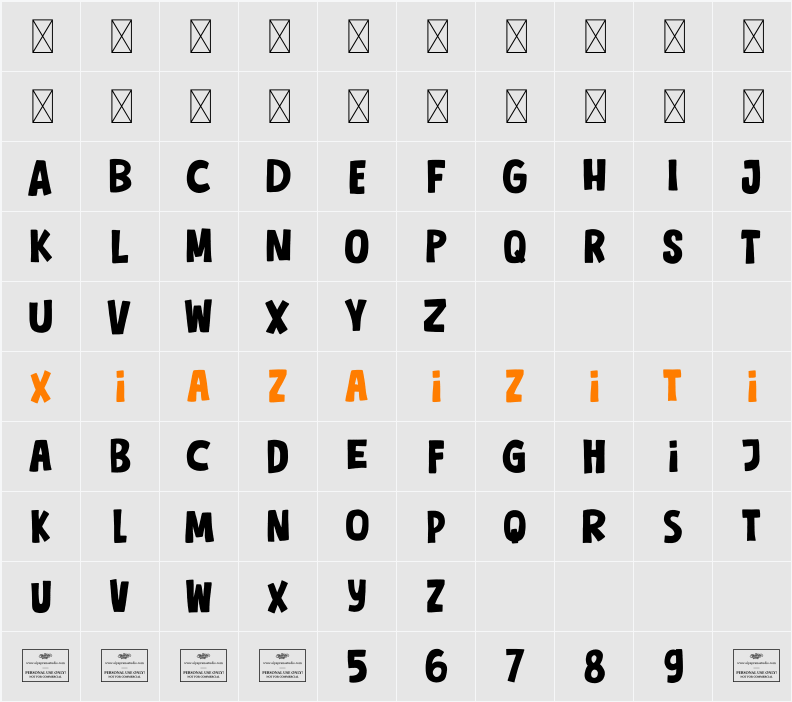 Chill Chirp 字符映射表