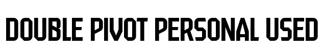 Double Pivot Personal Used