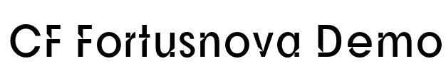 CF Fortusnova Demo