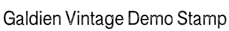 Galdien Vintage Demo Stamp
