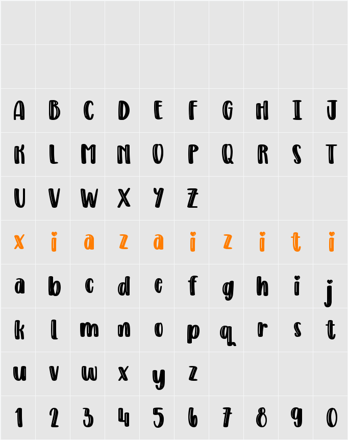 DREAMS 字符映射表