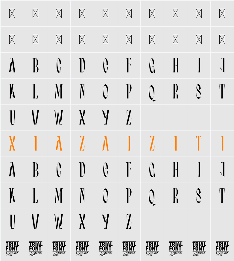 Expression Conveying Demo 字符映射表