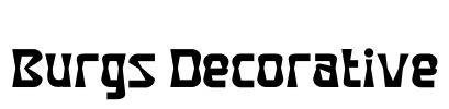 Burgs Decorative