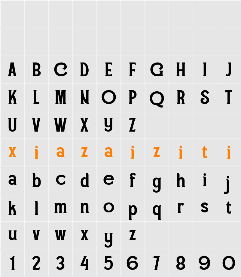 Cheto 字符映射表