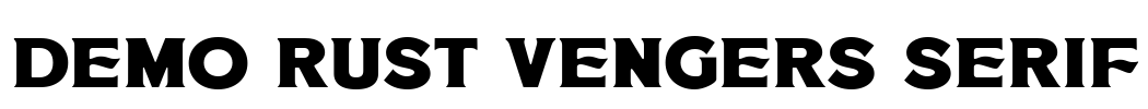 Demo Rust Vengers Serif
