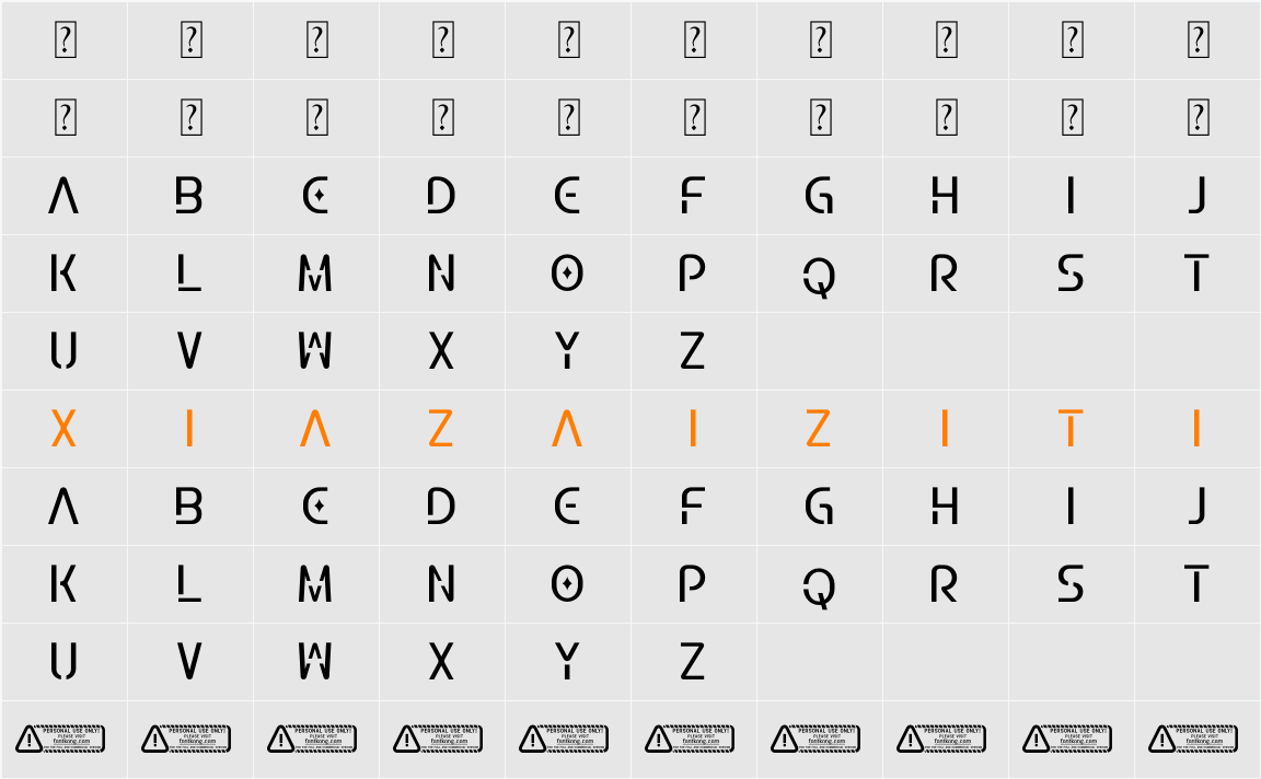 Couples PERSONAL USE ONLY! 字符映射表