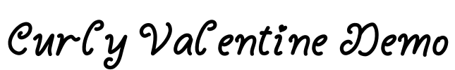 Curly Valentine Demo