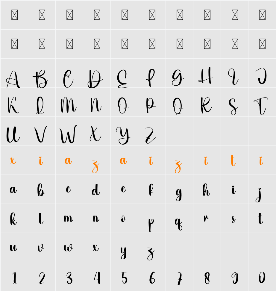 Fine 字符映射表
