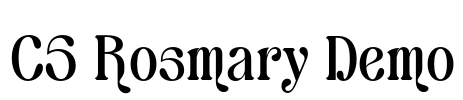 CS Rosmary Demo