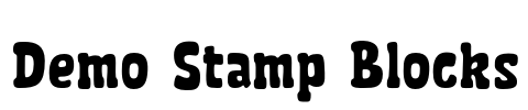 Demo Stamp Blocks
