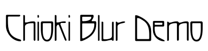 Chioki Blur Demo