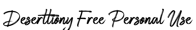 Deserttiony Free Personal Use