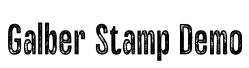 Galber Stamp Demo