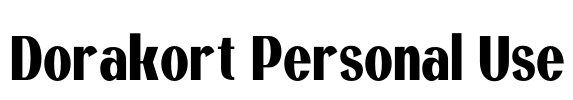 Dorakort Personal Use