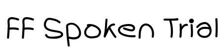 FF Spoken Trial 字体预览图