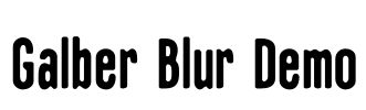 Galber Blur Demo