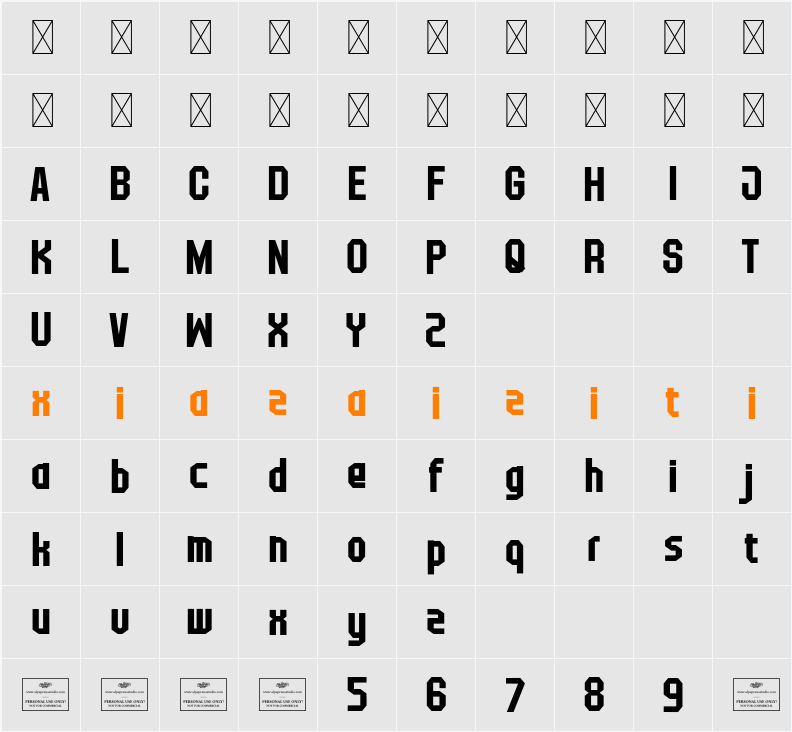 Brook Free 字符映射表