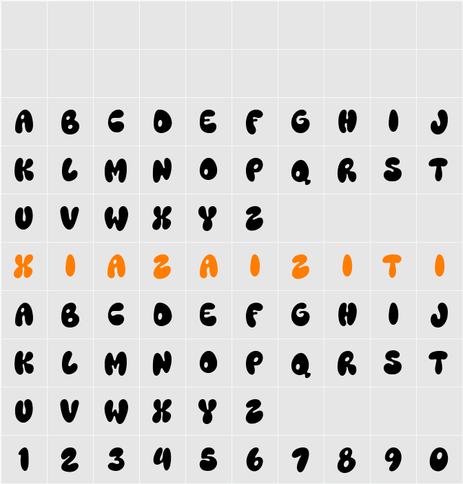 Chewy Noodles 字符映射表