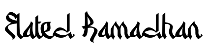 Elated Ramadhan 字体预览图