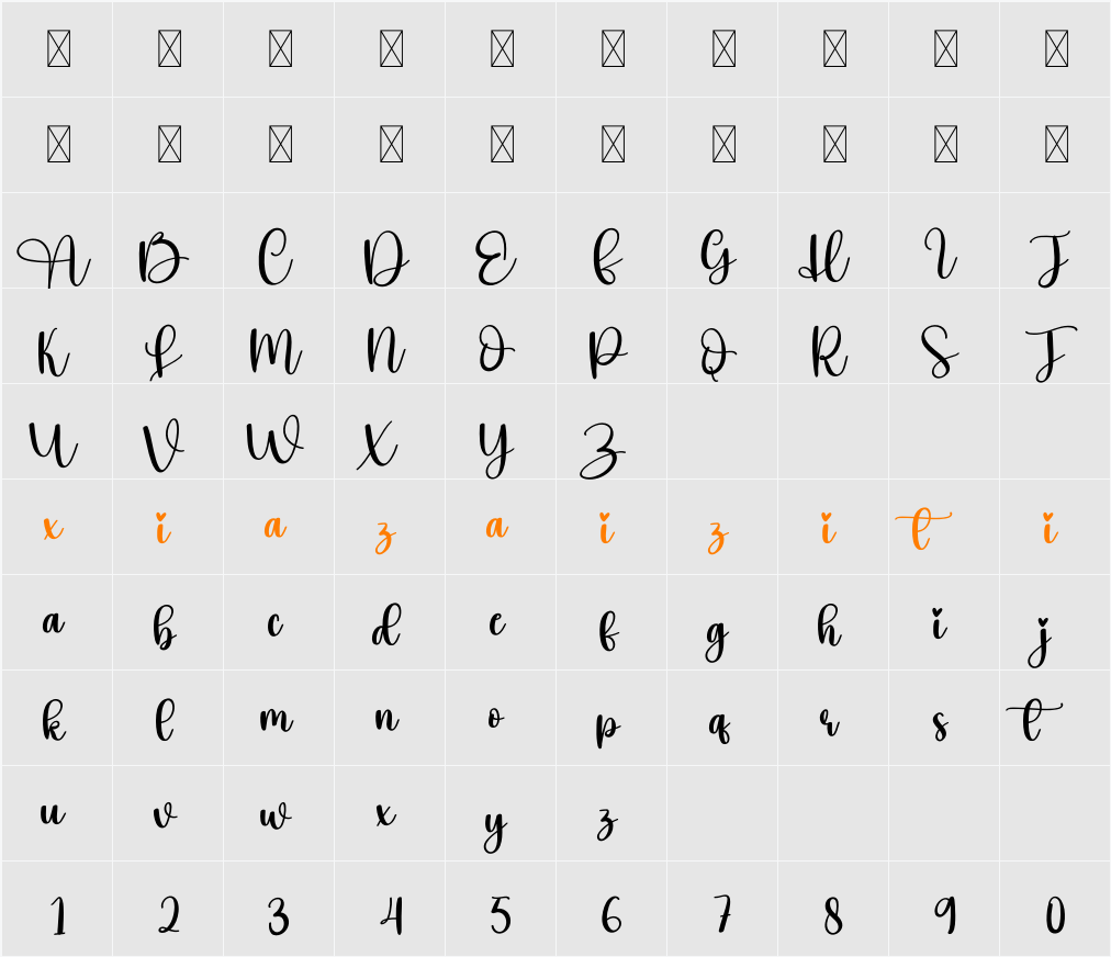 Daily 字符映射表