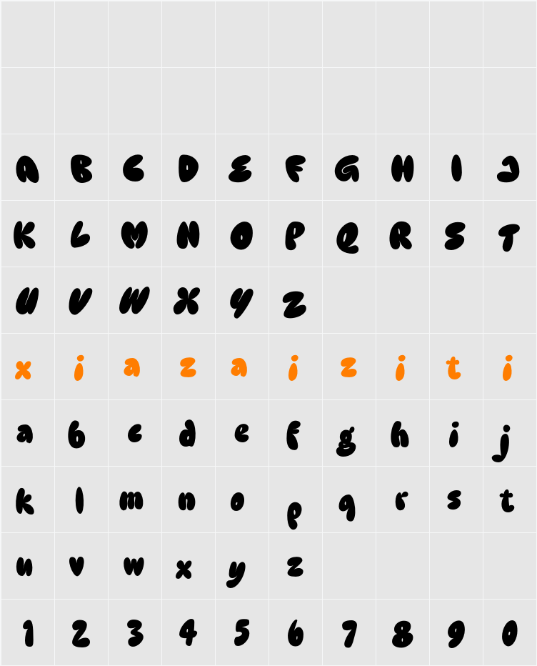 Demo Groovy Craft 字符映射表