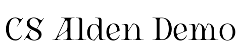 CS Alden Demo