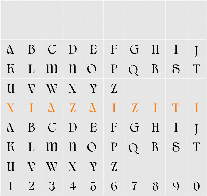 Civons 字符映射表