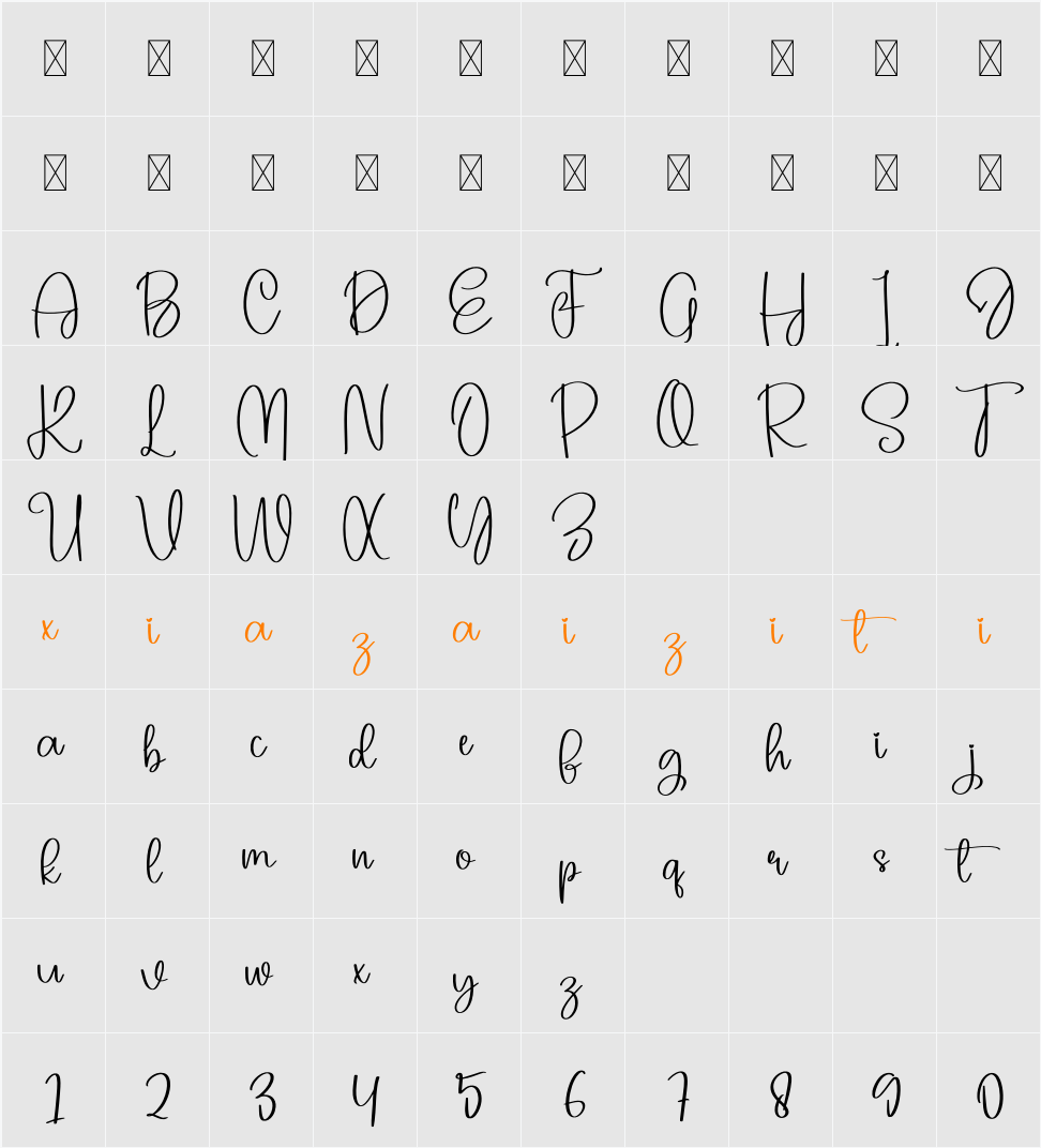 Chunky 字符映射表